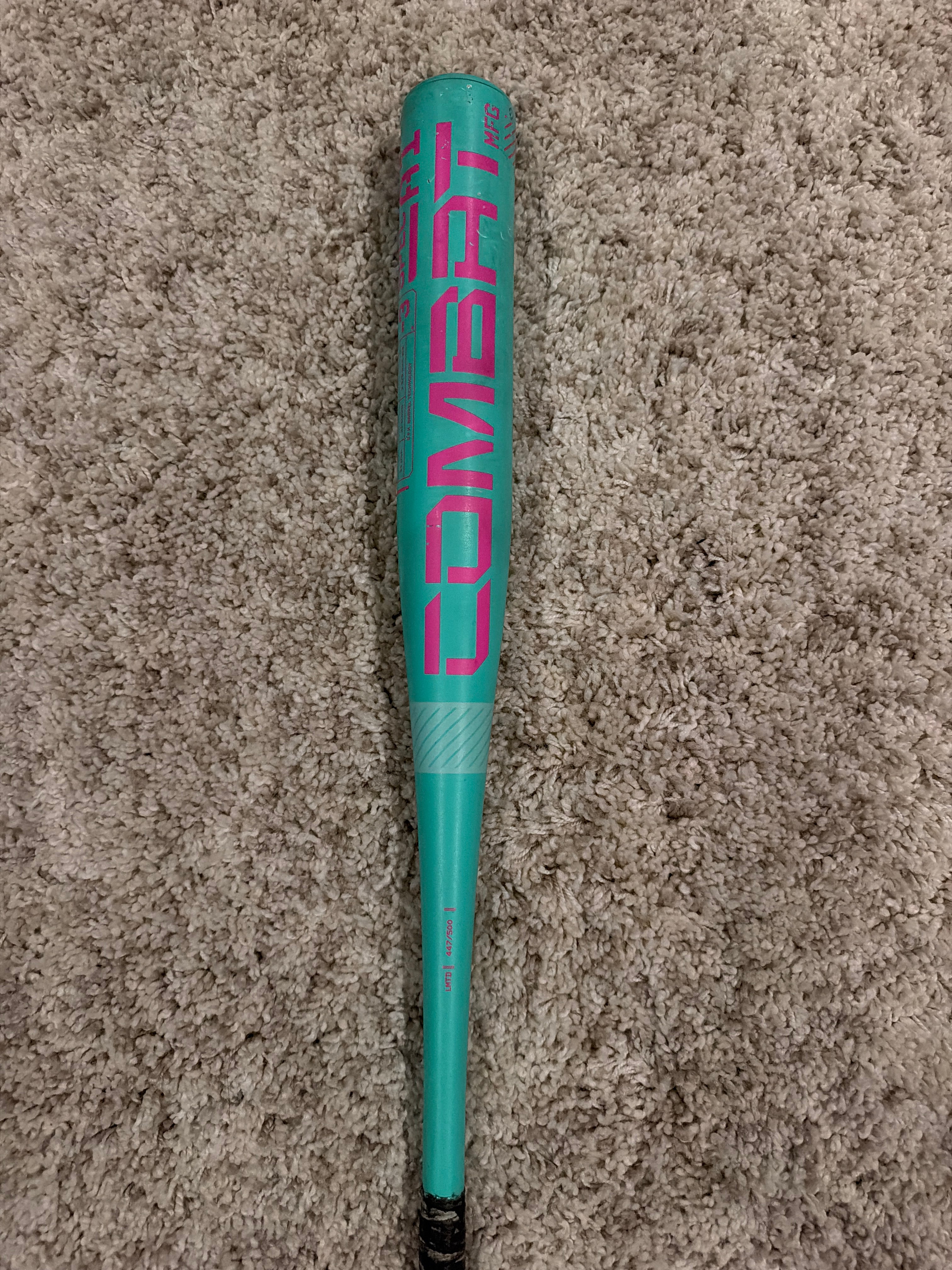 Used 2025 COMBAT MFG SPEC A1 MINT MILITIA BBCOR BASEBALL BAT (-3) 34/31