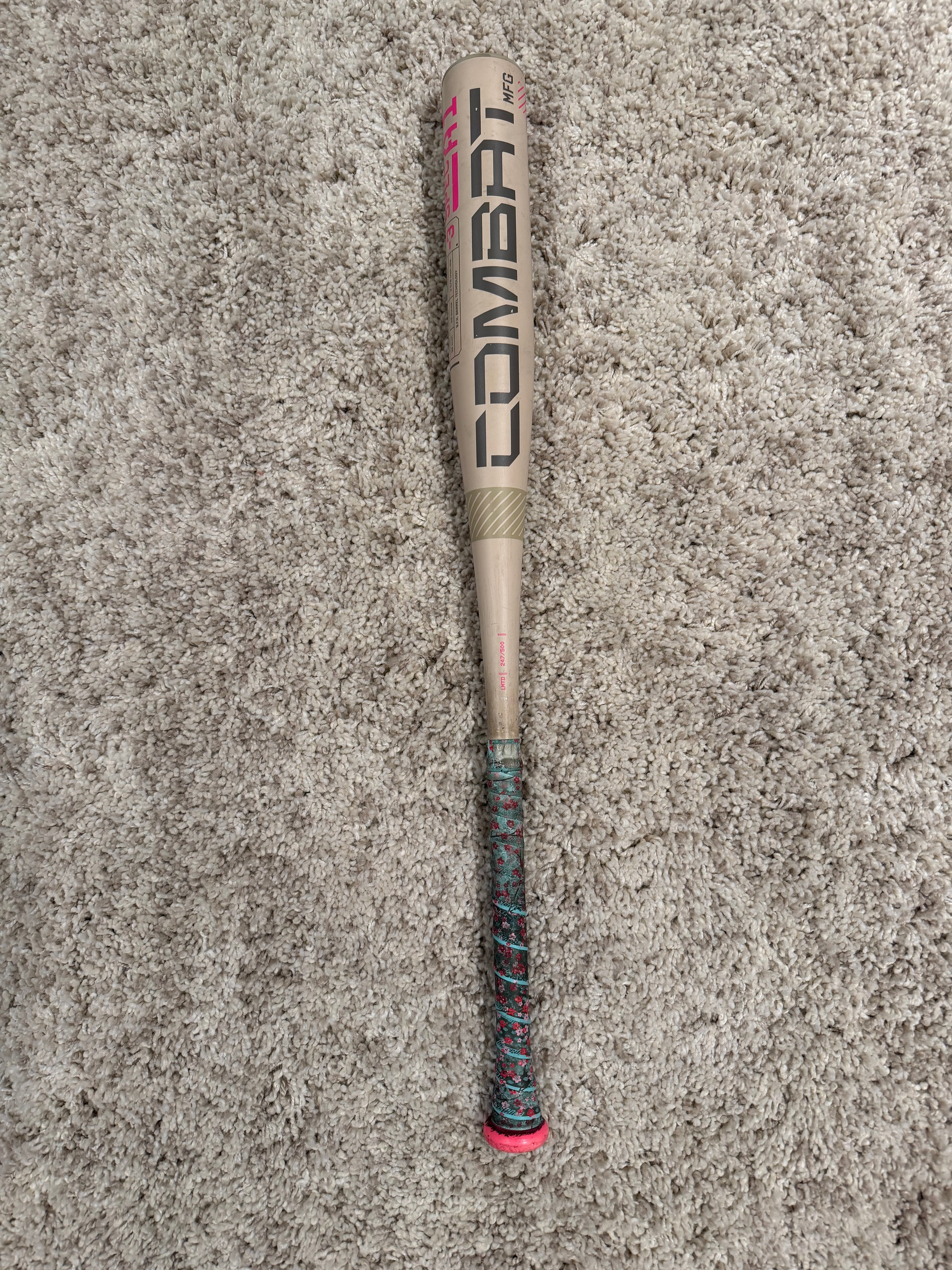 COMBAT MFG SPEC A1 SANDSTORM BBCOR BASEBALL BAT (-3) 32/29 247/500