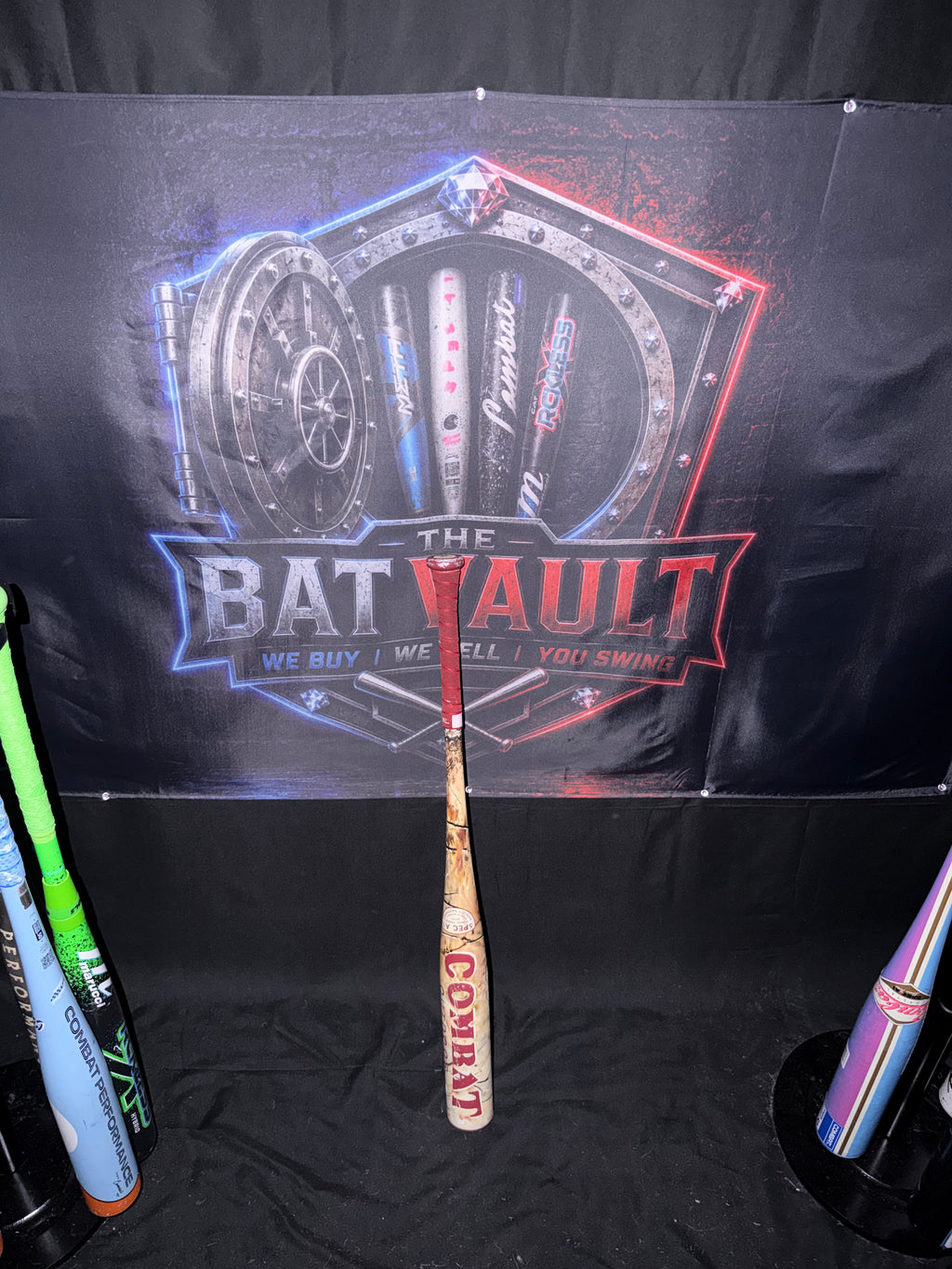 Like New 2026 Combat MFG Spec Hunter BBCOR Performance Baseball Bat Camo Brown (-3) 32/29